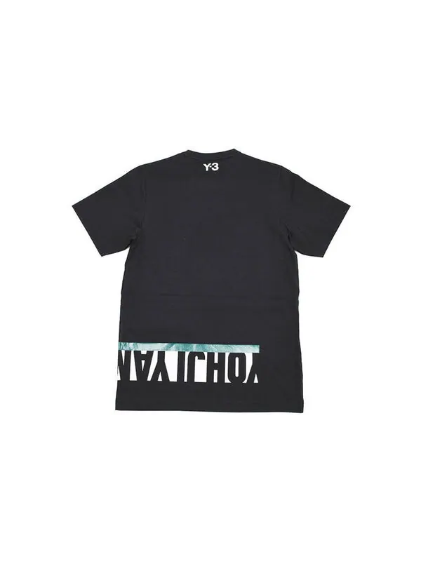 Футболка Y-3 Unisex Multi Block Graphic Printing Tee Black — изображение 2 из 4, черный