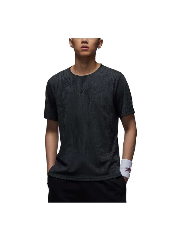 Футболка sport dri-fit adv t-shirt asia sizing 'black' Air Jordan — изображение 1 из 2, черный/серый