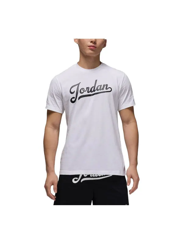 Футболка Flight MVP Graphic T Shirt Asia Sizing Air Jordan — изображение 1 из 2, белый/черный/черный