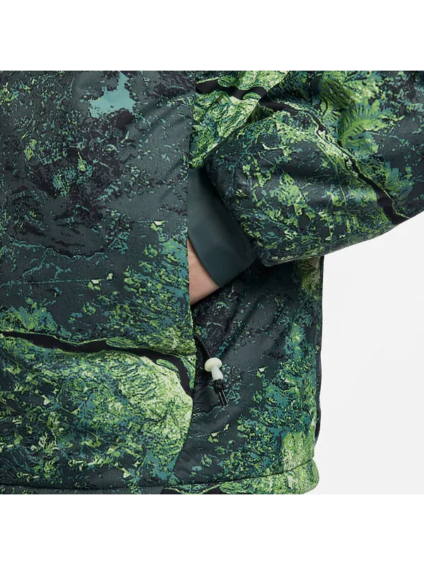 Куртка acg therma fit adv куртка с принтом по всей поверхности Nike — изображение 3 из 4, зеленый