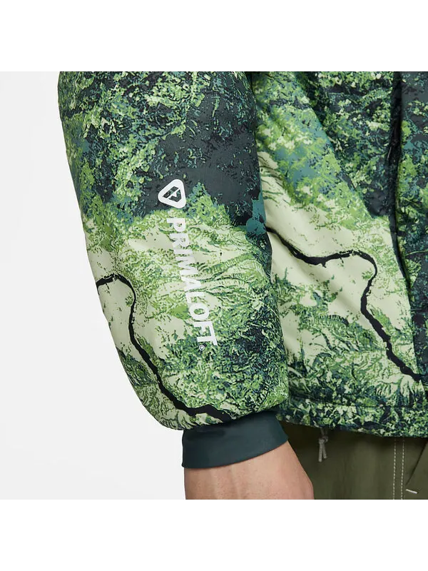 Куртка acg therma fit adv куртка с принтом по всей поверхности Nike — изображение 4 из 4, зеленый