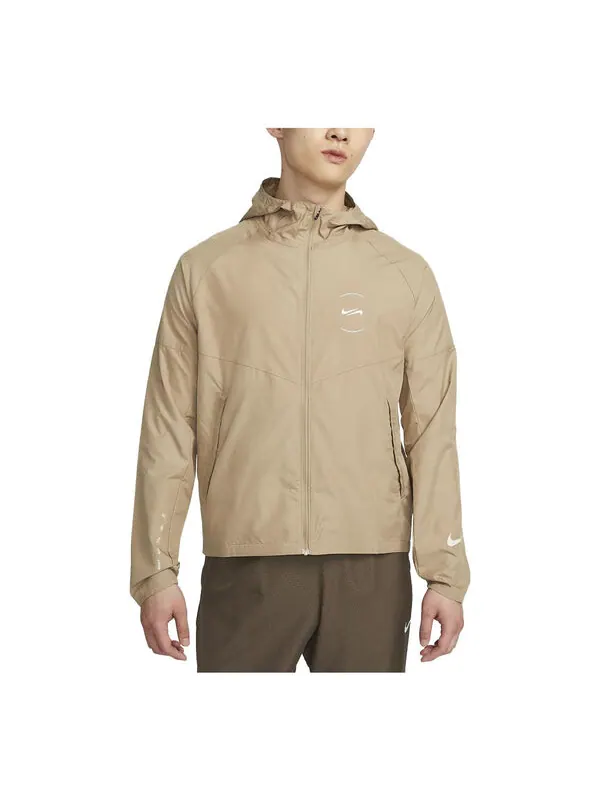 Куртка Nike Repel Miler Running Jacket 'Khaki' — изображение 1 из 4, хаки