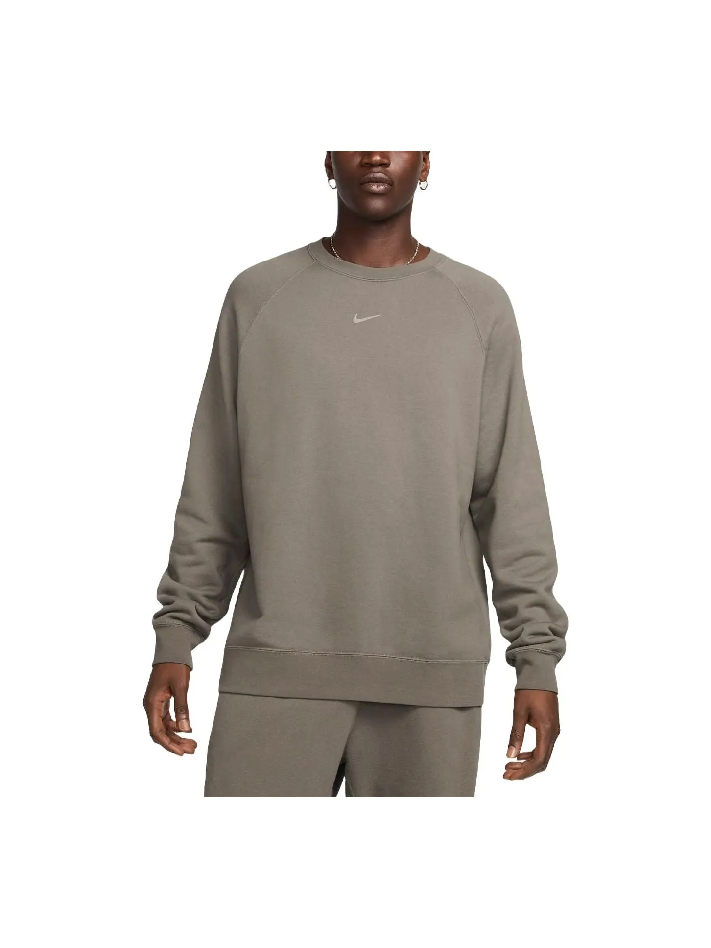 Спортивная толстовка Nike x NOCTA Fleece CS Crewneck Sweatshirt 'Olive Grey' FN8160-040 — изображение 1 из 2, оливковый серый