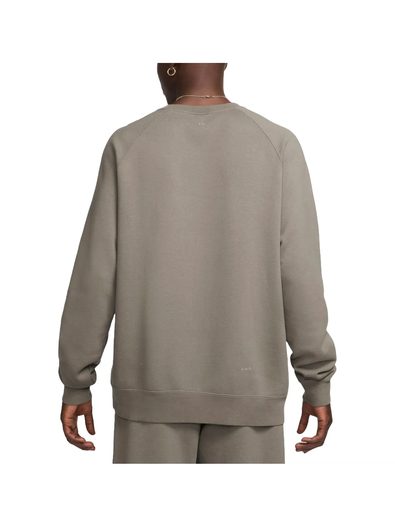 Спортивная толстовка Nike x NOCTA Fleece CS Crewneck Sweatshirt 'Olive Grey' FN8160-040 — изображение 2 из 2, оливковый серый