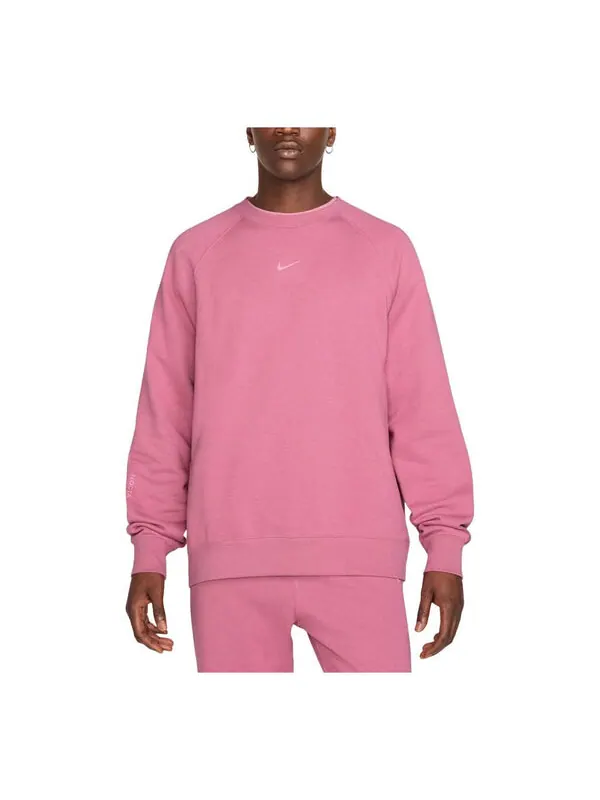 Свитер x nocta nrg fleece crewneck sweatshirt 'desert berry pink' Nike — изображение 1 из 2, розовый