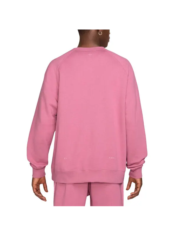 Свитер x nocta nrg fleece crewneck sweatshirt 'desert berry pink' Nike — изображение 2 из 2, розовый