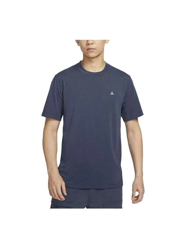Футболка acg goat rocks dri fit adv футболка Nike — изображение 1 из 3, синий/белый