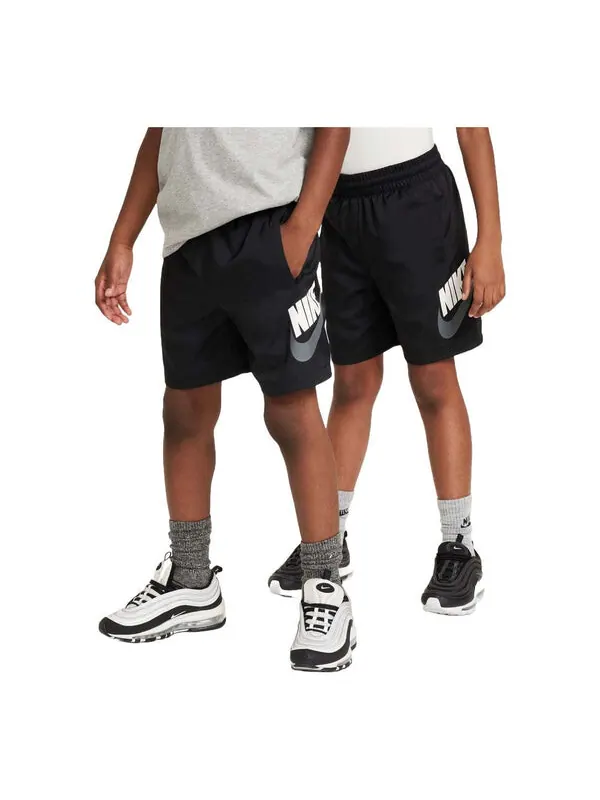 Шорты sportswear woven shorts 'black' Nike