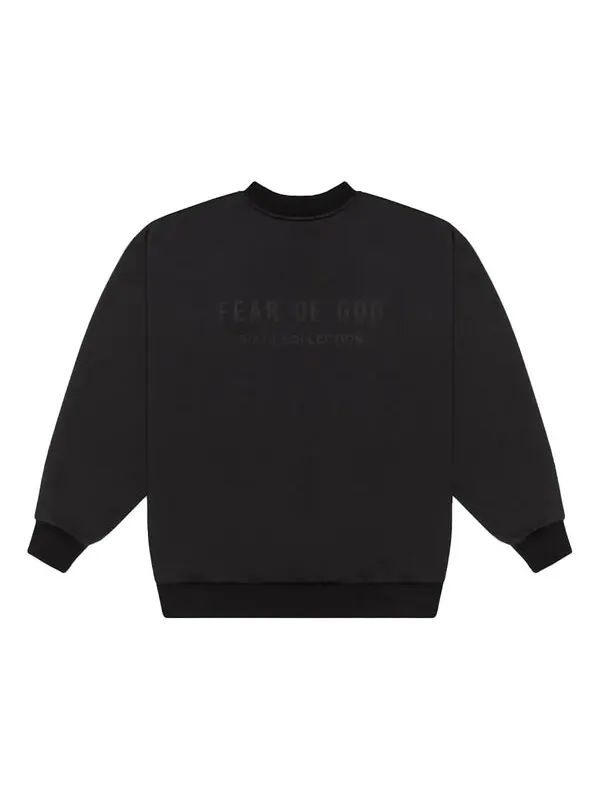 Толстовка back logo crewneck sweatshirt 'black' Fear Of God — изображение 1 из 4, черный