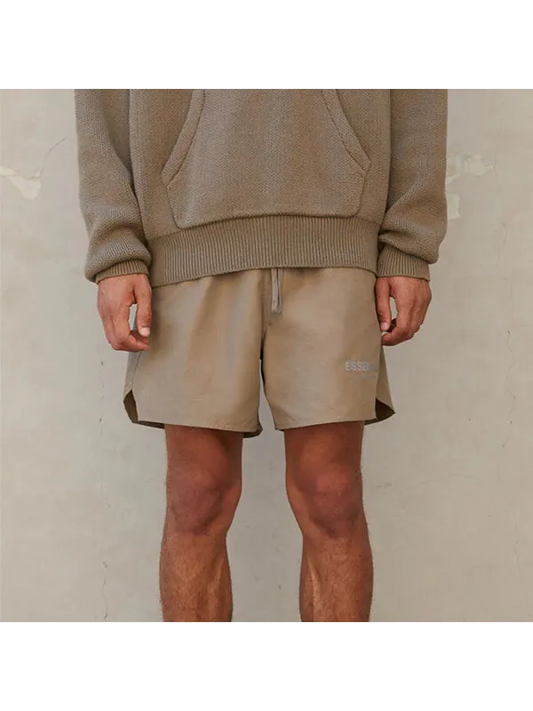 Шорты fw21 volley short 'harvest' Fear Of God Essentials — изображение 4 из 4, коричневый
