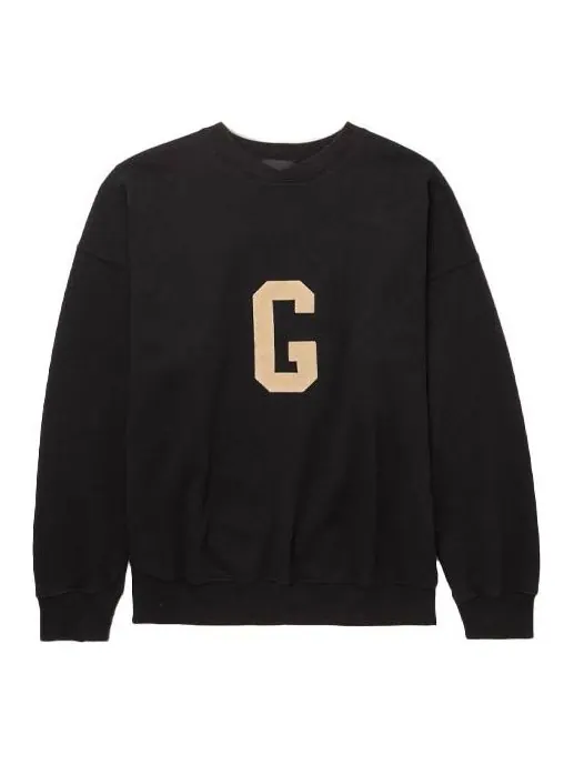 Худи Fear of God C Logo Sweatshirt 'Black Tan' — изображение 1 из 1, черный
