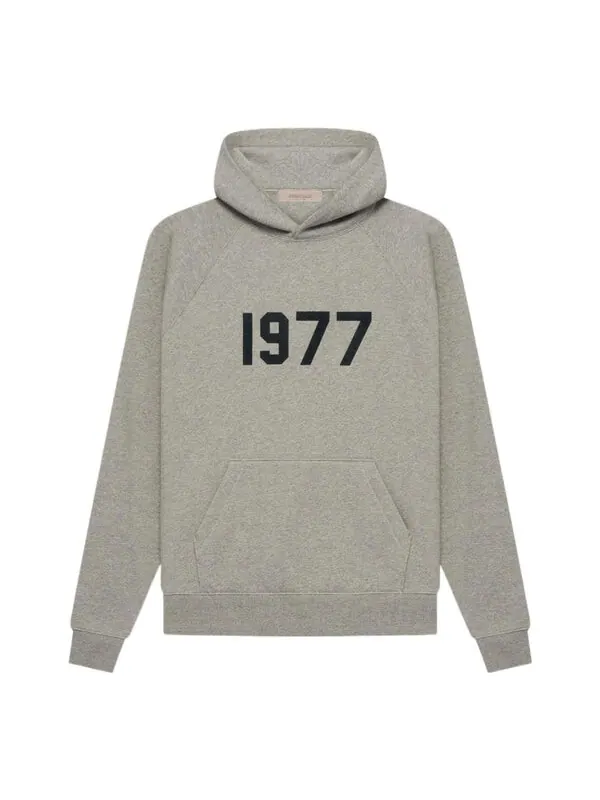 Толстовка Fear of God Essentials SS22 1977 Hoodie 'Dark Oatmeal' — изображение 1 из 2, овсяный