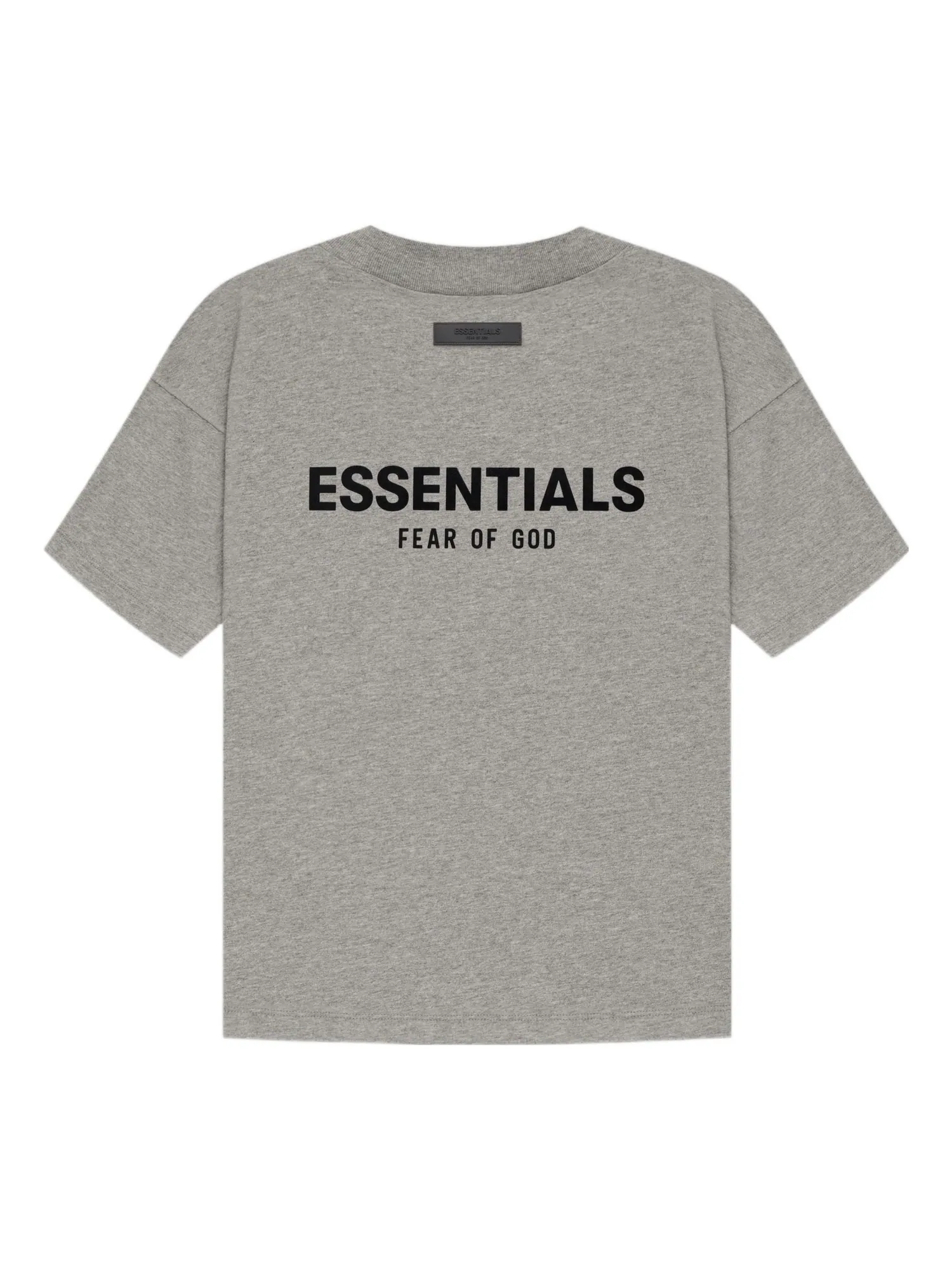 Футболка Fear of God Essentials SS22 Tee 'Dark Oatmeal' FOG-SS22-556 — изображение 1 из 3, овсяный