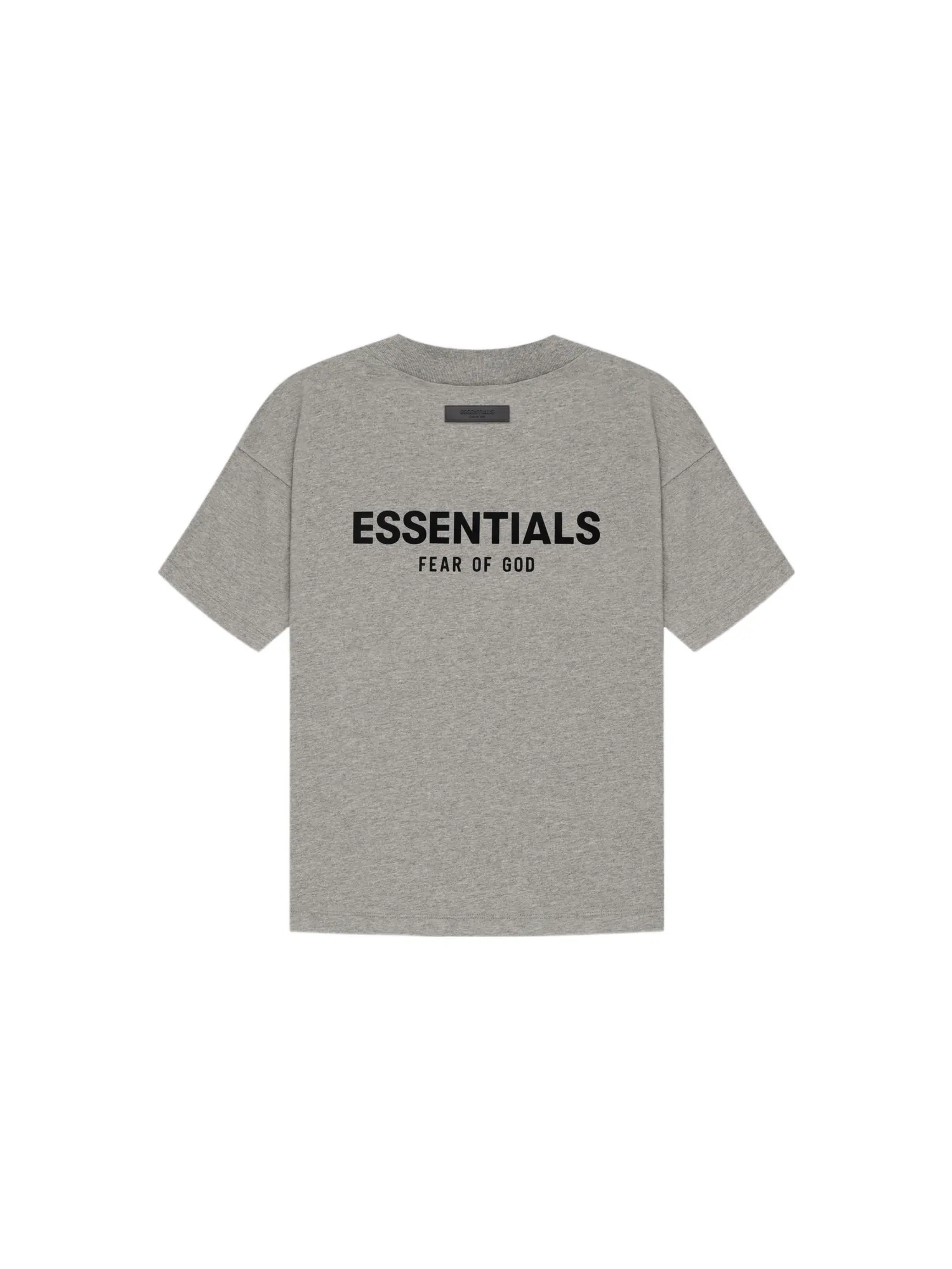 Футболка Fear of God Essentials SS22 Tee 'Dark Oatmeal' FOG-SS22-556 — изображение 2 из 3, овсяный