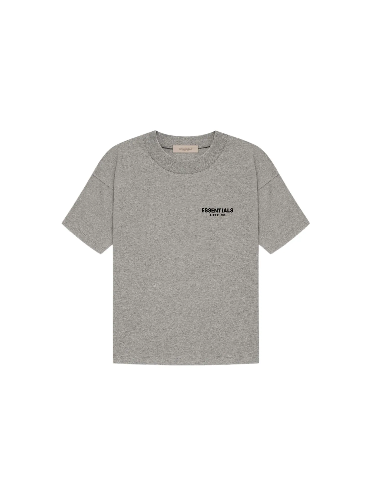 Футболка Fear of God Essentials SS22 Tee 'Dark Oatmeal' FOG-SS22-556 — изображение 3 из 3, овсяный