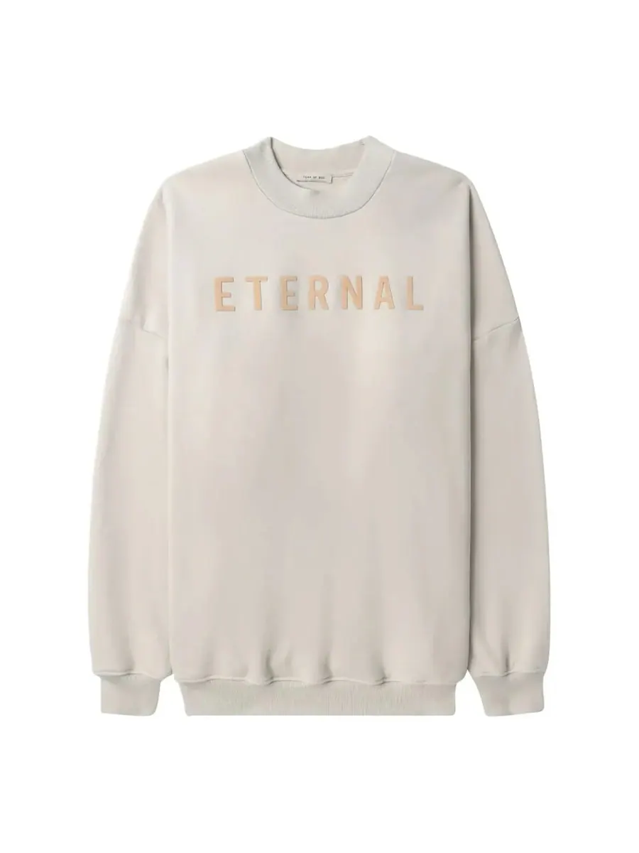 Худи Fear of God ETERNAL Fleece Crewneck 'Warm Heather Oatmeal' — изображение 1 из 3, бежевый