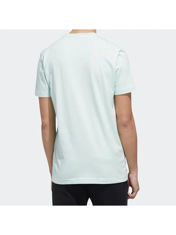 Футболка neo m fsves printing short sleeve green Adidas — изображение 4 из 4, зеленый