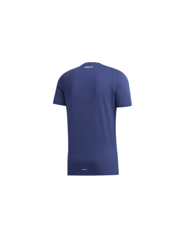 Футболка neo sports short sleeve blue Adidas — изображение 2 из 4, синий
