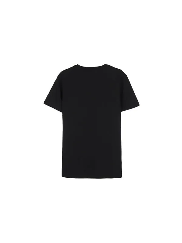 Футболка neo casual sports round neck short sleeve black Adidas — изображение 2 из 4, черный