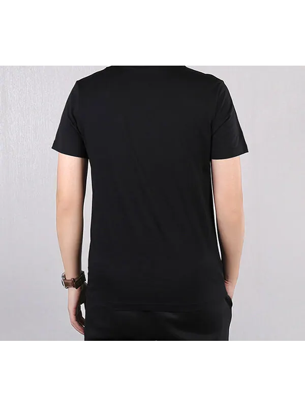 Футболка neo casual sports round neck short sleeve black Adidas — изображение 4 из 4, черный