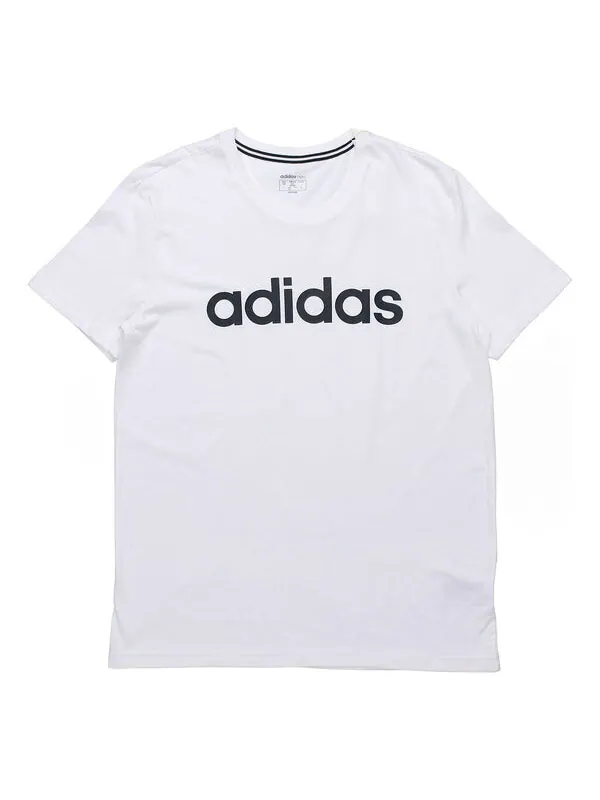 Футболка neo m esntl lg t 1 sports short sleeve white Adidas — изображение 1 из 4, белый