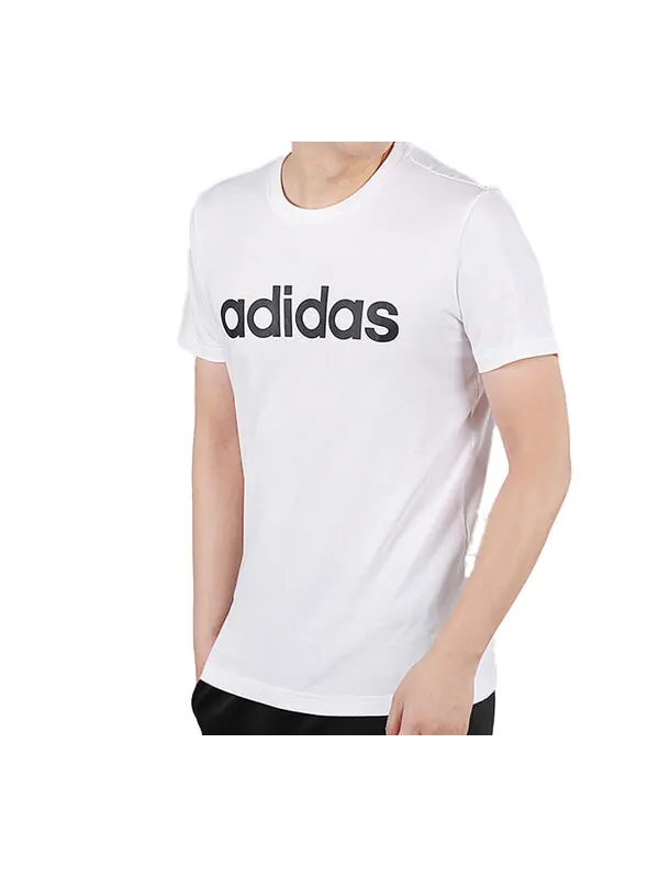 Футболка neo m esntl lg t 1 sports short sleeve white Adidas — изображение 3 из 4, белый