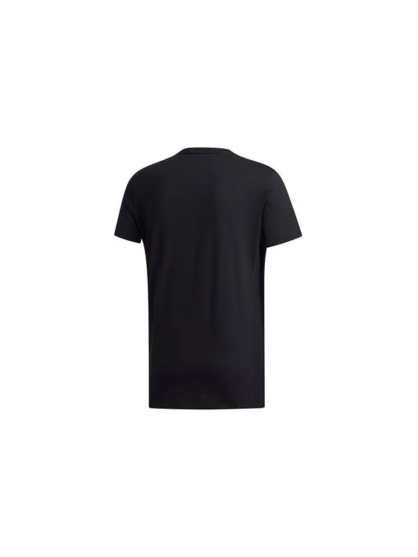 Футболка neo m c tee sports round neck short sleeve black Adidas — изображение 2 из 4, черный