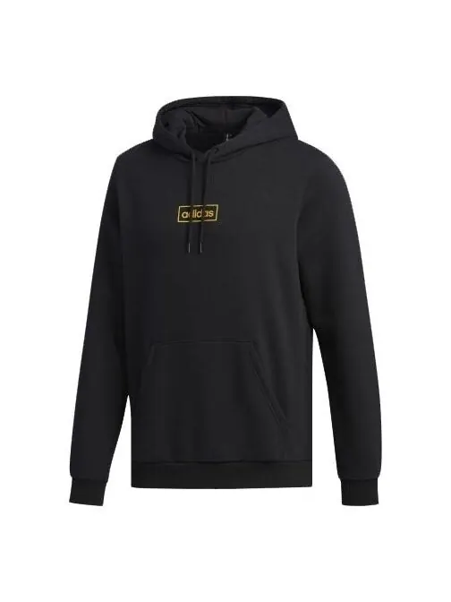 Толстовка neo series logo suede pullover black Adidas — изображение 1 из 2, черный