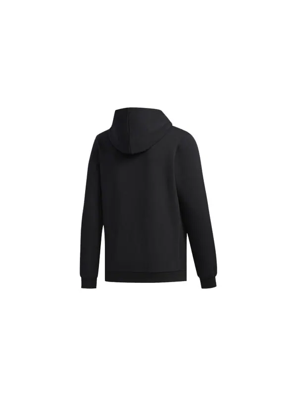 Толстовка neo series logo suede pullover black Adidas — изображение 2 из 2, черный