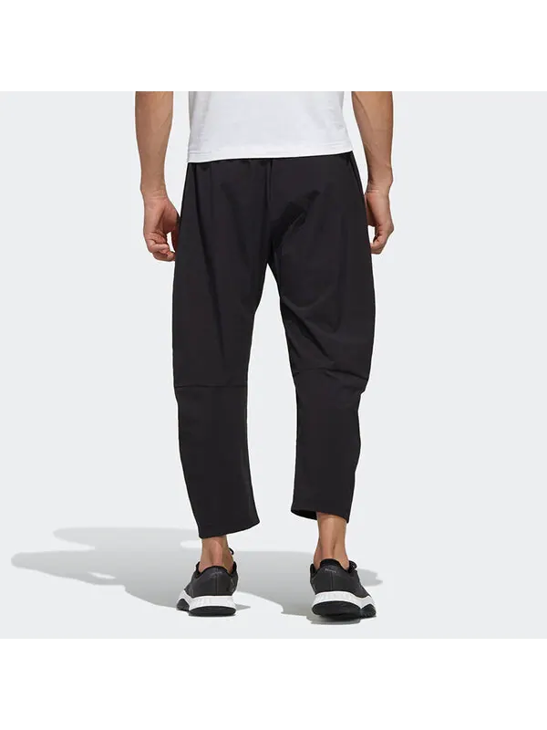 Спортивные штаны adidas Isc Pt Wv Sports Cone Nine-Minute Sports Trousers Men's Black — изображение 3 из 4, черный