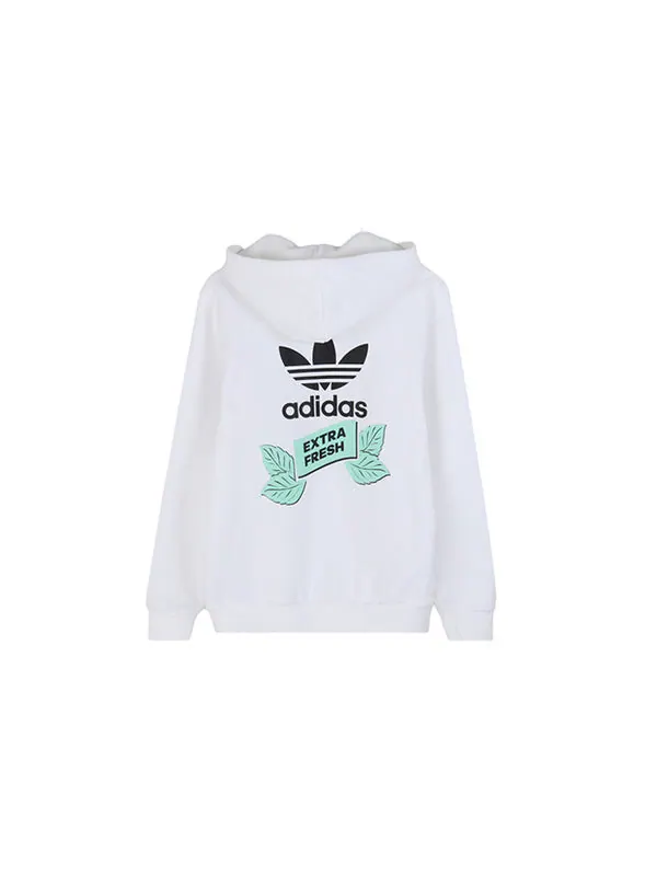 Куртка adidas originals Bodega Fzhood Logo Printing Sports Hooded Jacket White — изображение 2 из 4, белый