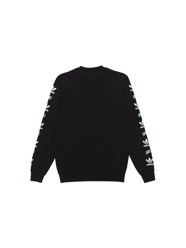 Толстовка men's originals snowflake pullover black Adidas — изображение 2 из 4, черный