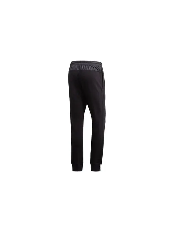 Спортивные штаны adidas originals Vocal Pants Logo Printing Splicing Bundle Feet Sports Pants Black — изображение 2 из 4