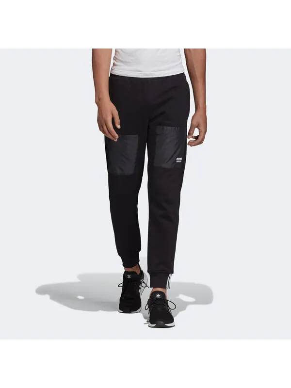Спортивные штаны adidas originals Vocal Pants Logo Printing Splicing Bundle Feet Sports Pants Black — изображение 3 из 4
