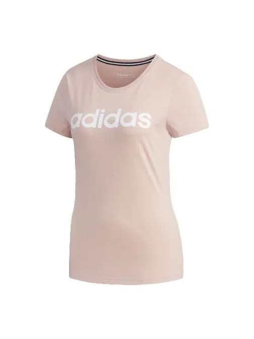 Футболка нео с круглым вырезом спортивные с коротким рукавом розовые Adidas — изображение 1 из 4, розовый