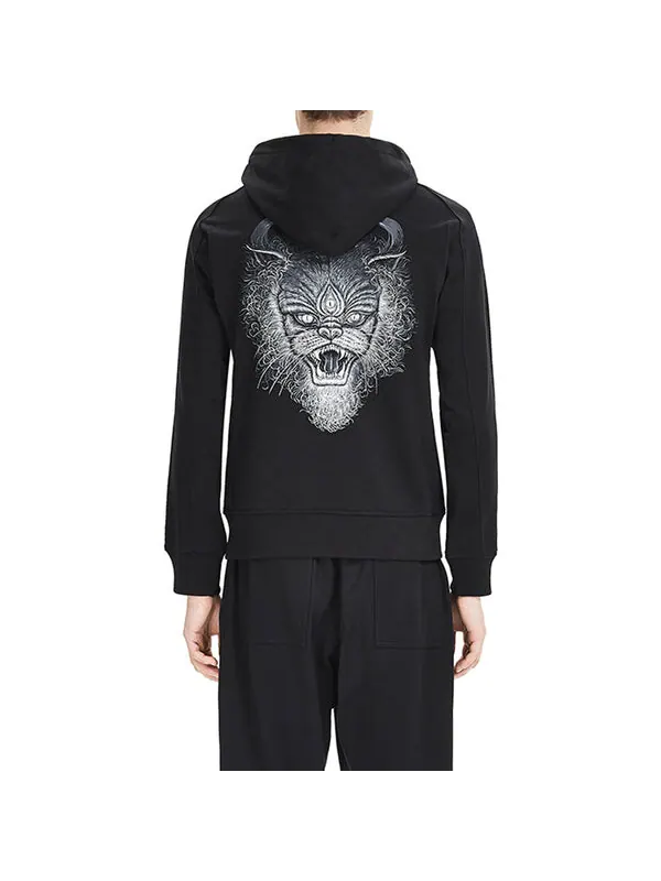 Толстовка Y-3 Back Large animal Pattern Casual Unisex Black — изображение 4 из 4, черный