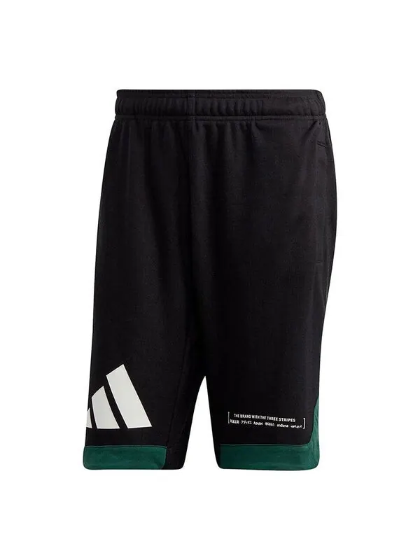 Шорты adidas M Pack Short Running Sports Logo Printing Training Breathable Shorts Black — изображение 1 из 4, черный