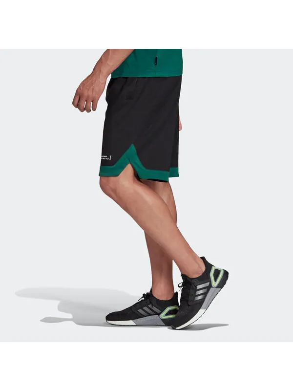 Шорты adidas M Pack Short Running Sports Logo Printing Training Breathable Shorts Black — изображение 4 из 4, черный