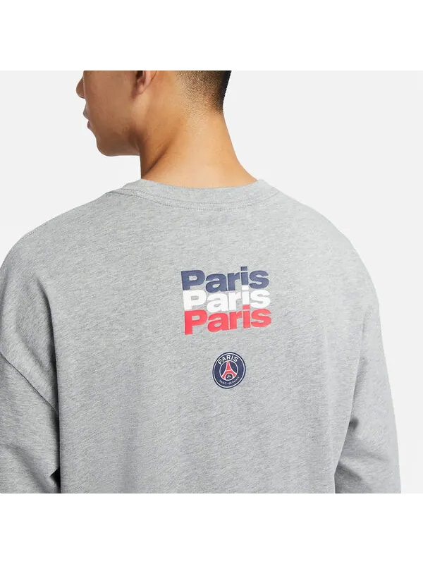 Футболка Nike Paris Saint-Germain Legend Long Sleeve T-Shirt 'Grey' — изображение 3 из 4, серый