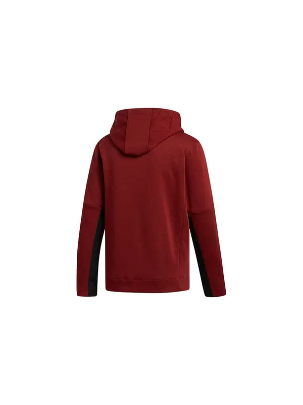 Куртка adidas CNY CU Hoodie Basketball Sports Hooded Jacket Red — изображение 2 из 4, красный