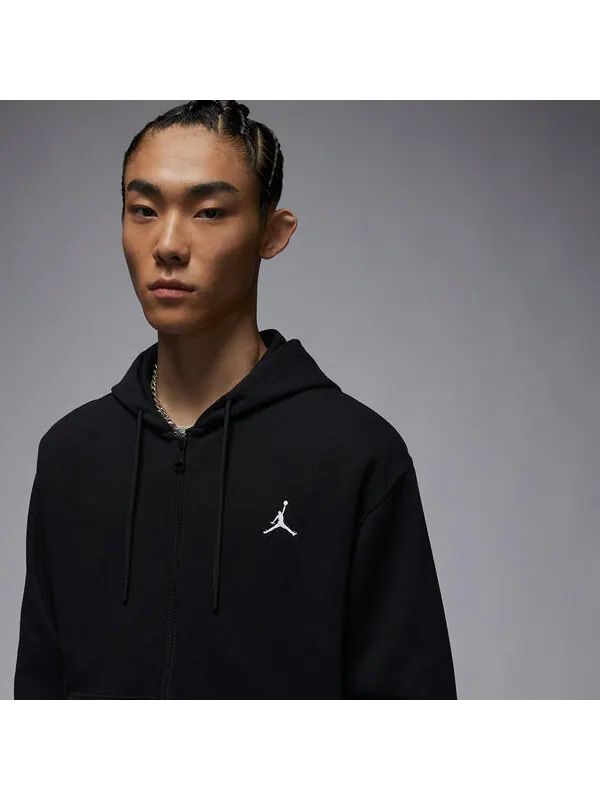 Куртка Air Jordan Essentials Full Zip Hoodie 'Black' — изображение 2 из 4, черный/мульти
