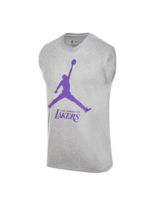 Жилет Air Jordan Nba Lakers Vest 'Grey Purple' — изображение 1 из 2, серый