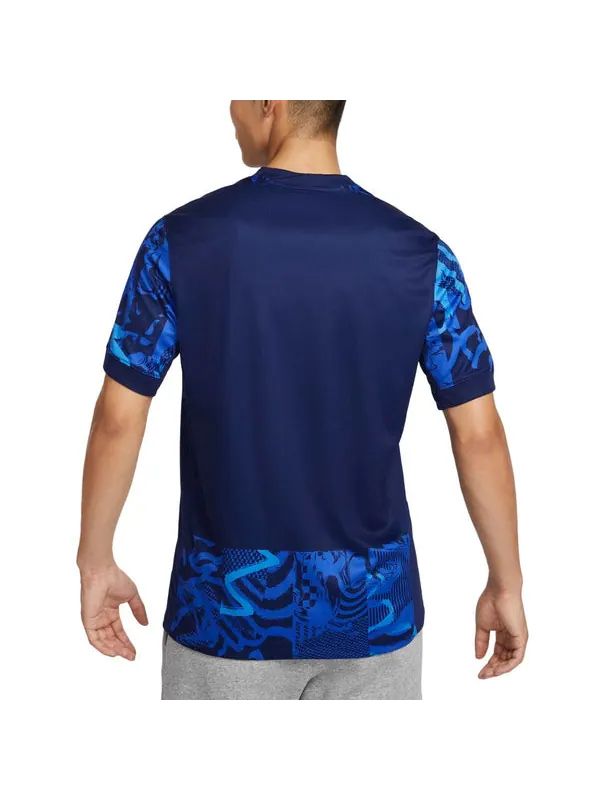Спортивная футболка dri-fit atletico madrid 2024/25 stadium third football replica jesrey 'blue pink' Nike, синий/розовый