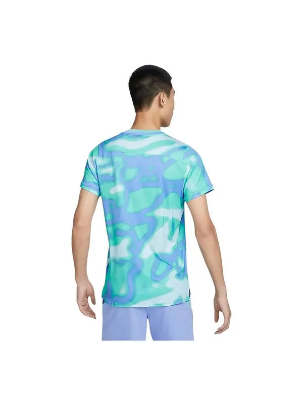 Футболка court advantage dri-fit t-shirt Nike — изображение 2 из 2, синий/черный