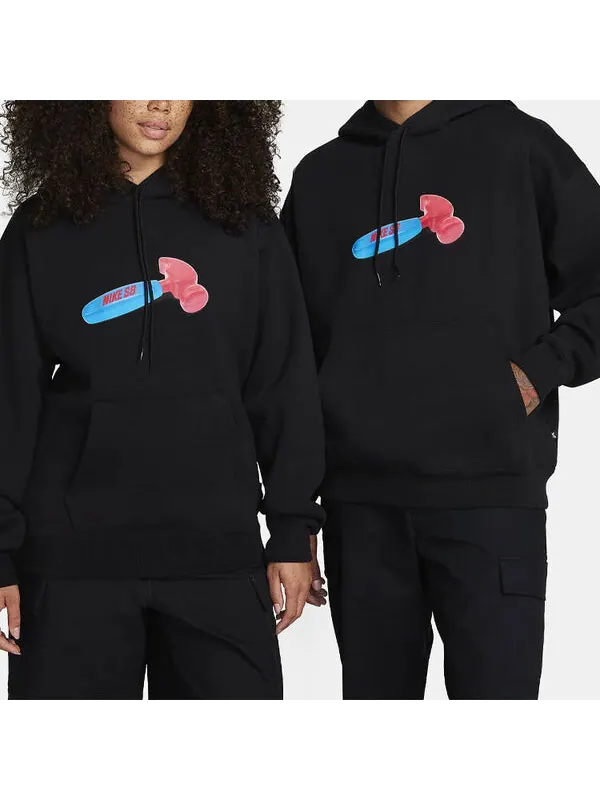 Толстовка sb hammers графическая толстовка Nike — изображение 2 из 3, черный/мульти