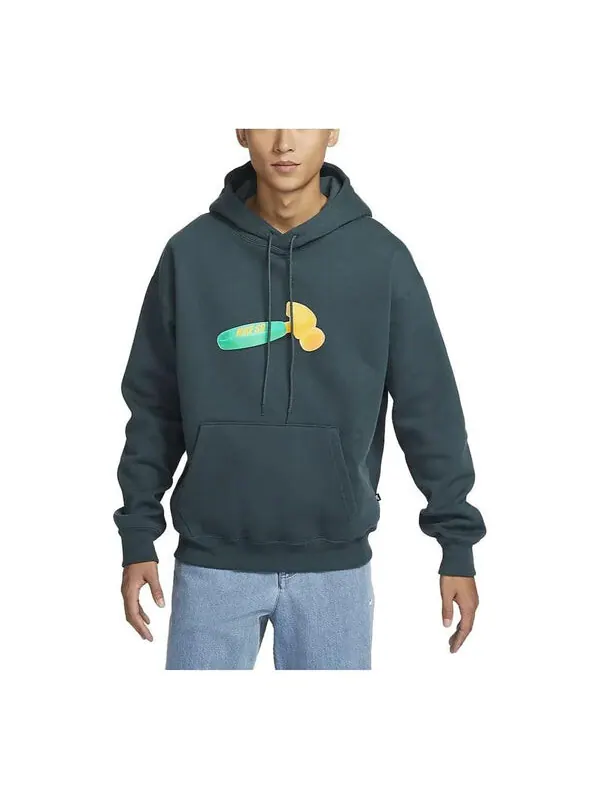 Толстовка NIKE SB HOODIE HAMMERS 'Green' — изображение 1 из 1, зеленый