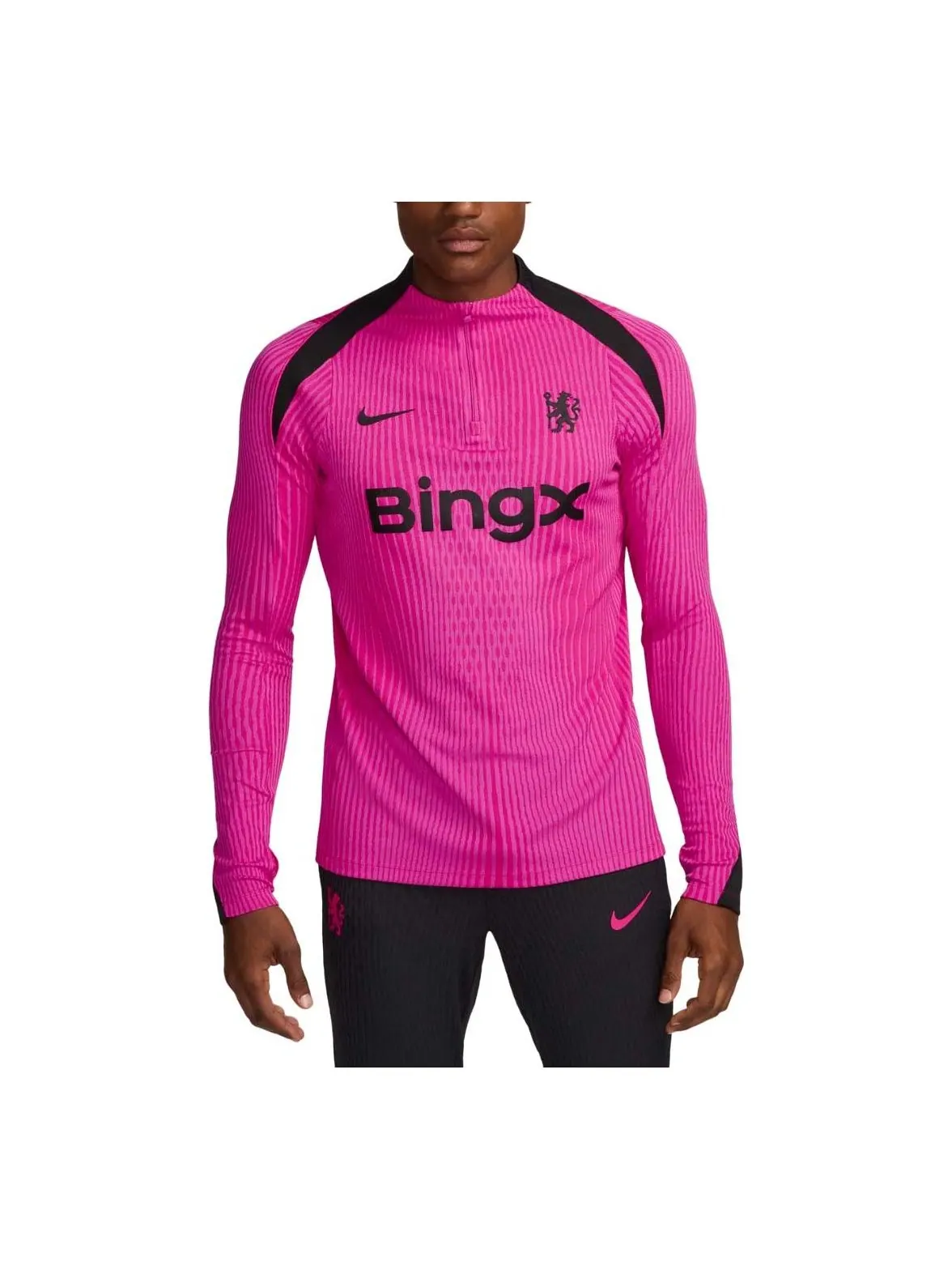 Спортивный топ Nike Dri-FIT ADV Chelsea F.C. Strike Elite Third Football Knit Drill Top 'Pink Black' FQ2312-659