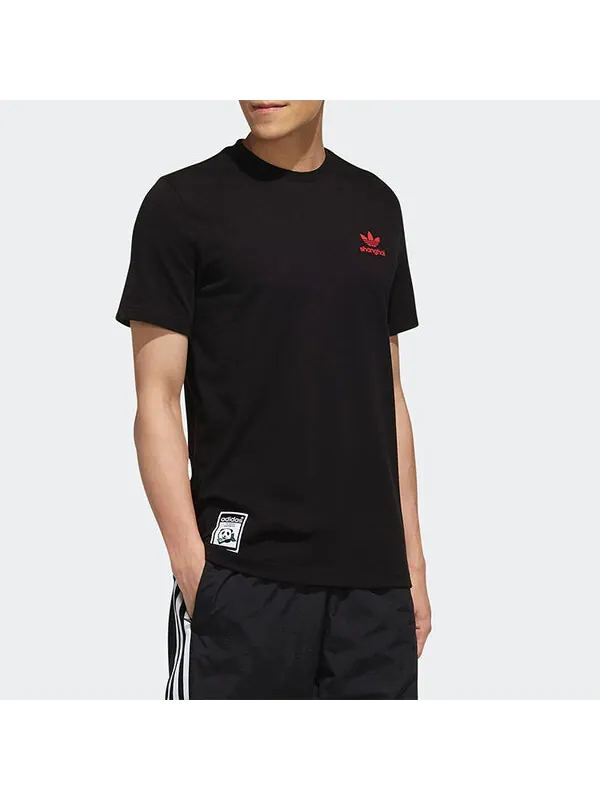 Футболка key city shanga sports с коротким рукавом Adidas — изображение 4 из 4, черный