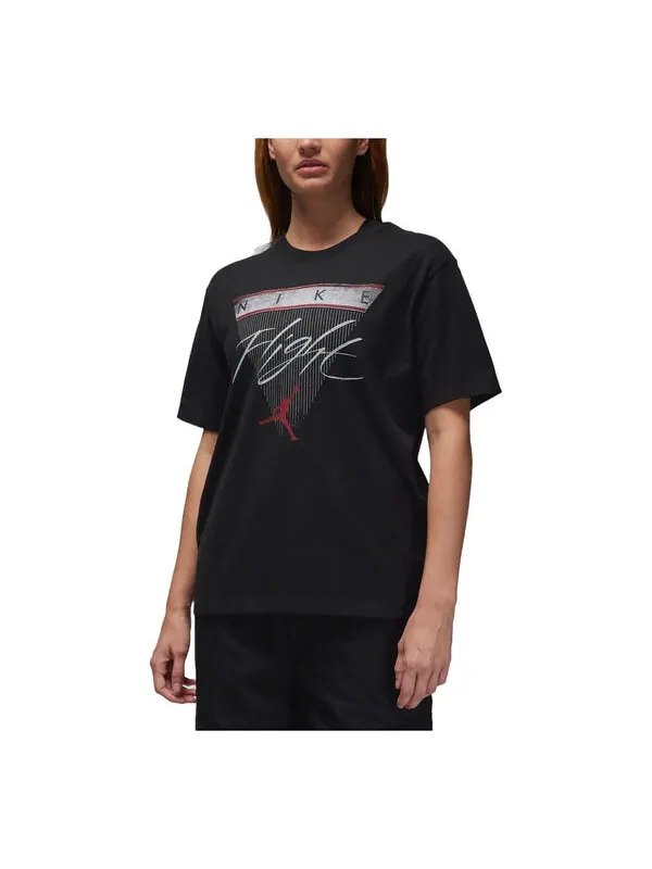 Футболка flight heritage graphic t-shirt asia sizing 'black' Air Jordan — изображение 1 из 2, черный