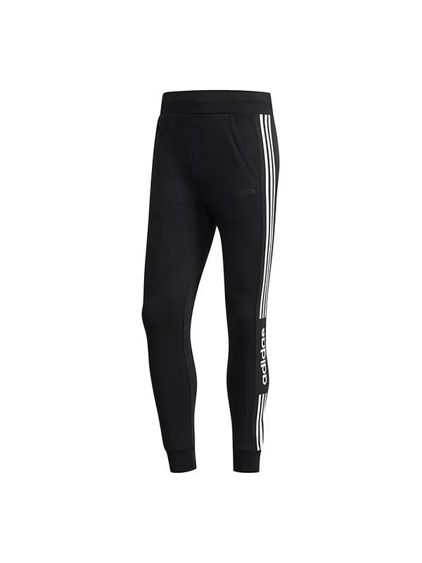 Спортивные штаны adidas neo Athleisure Casual Sports Training Running Long Pants Black — изображение 1 из 4, черный